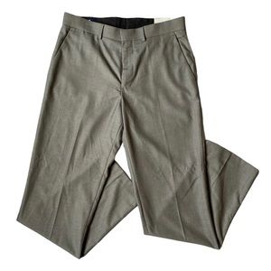 Dockers Regular Fit Flat Stretch Dress Suit Pants Grey Sharkskin - Size 32 x 32